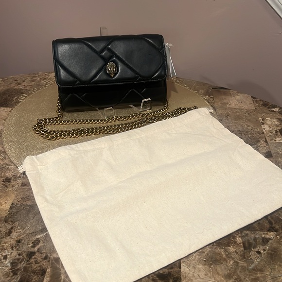 Kurt Geiger London Kensington Quilted Leather Chain Wallet - Picture 12 of 13